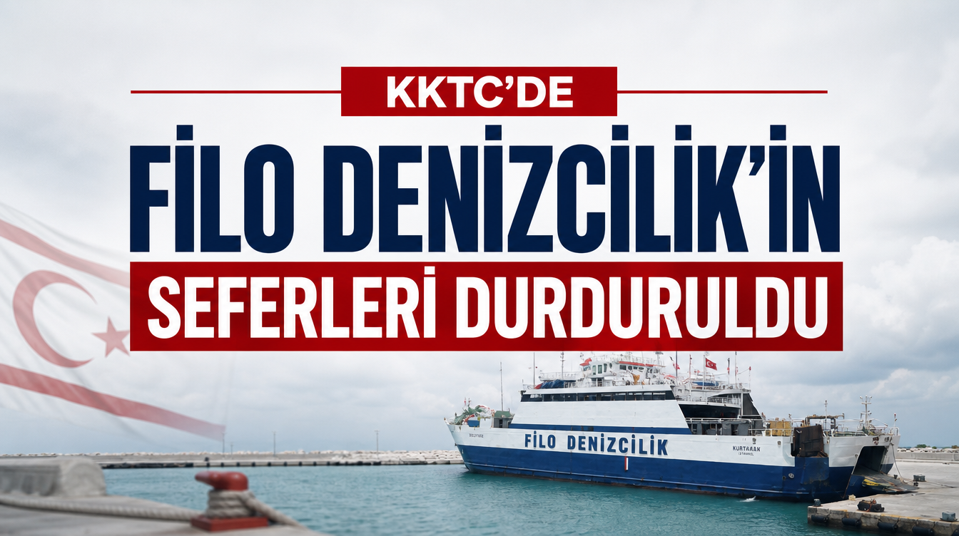 KKTC’de Filo Denizcilik’in Seferleri Durduruldu