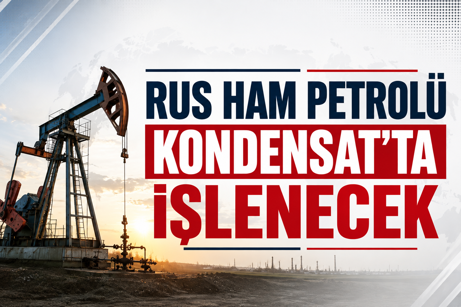 Rus Ham Petrolü Kondensat'ta İşlenecek