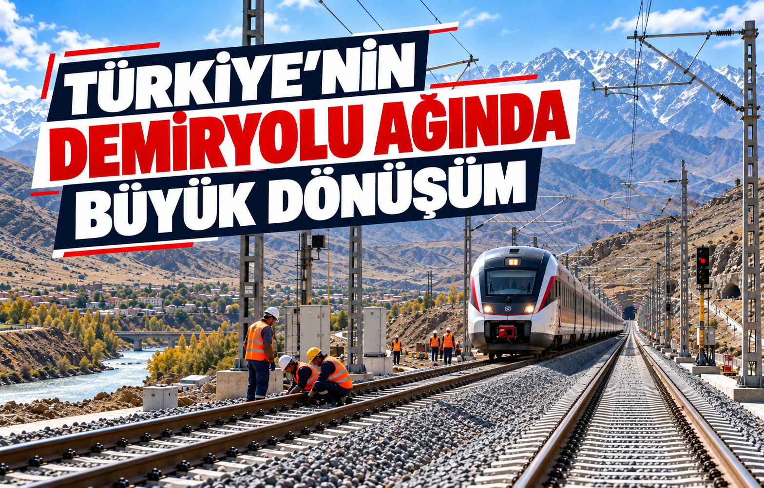 TÜRKİYE'NİN DEMİRYOLU AĞINDA BÜYÜK DÖNÜŞÜM
