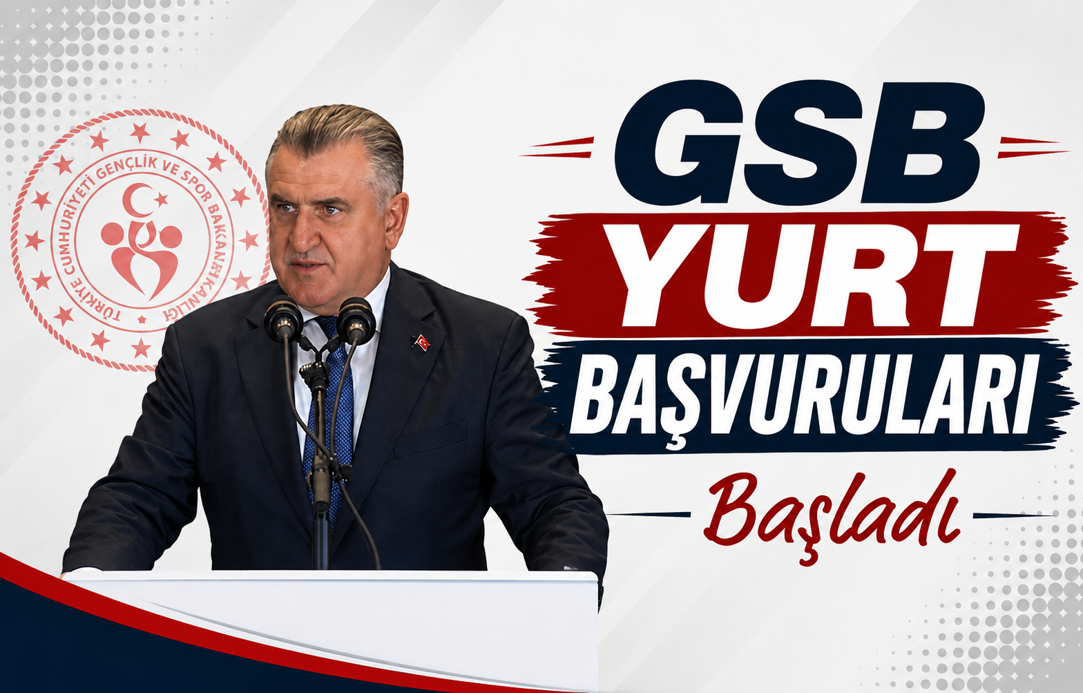 GSB Yurt Başvuruları Başladı