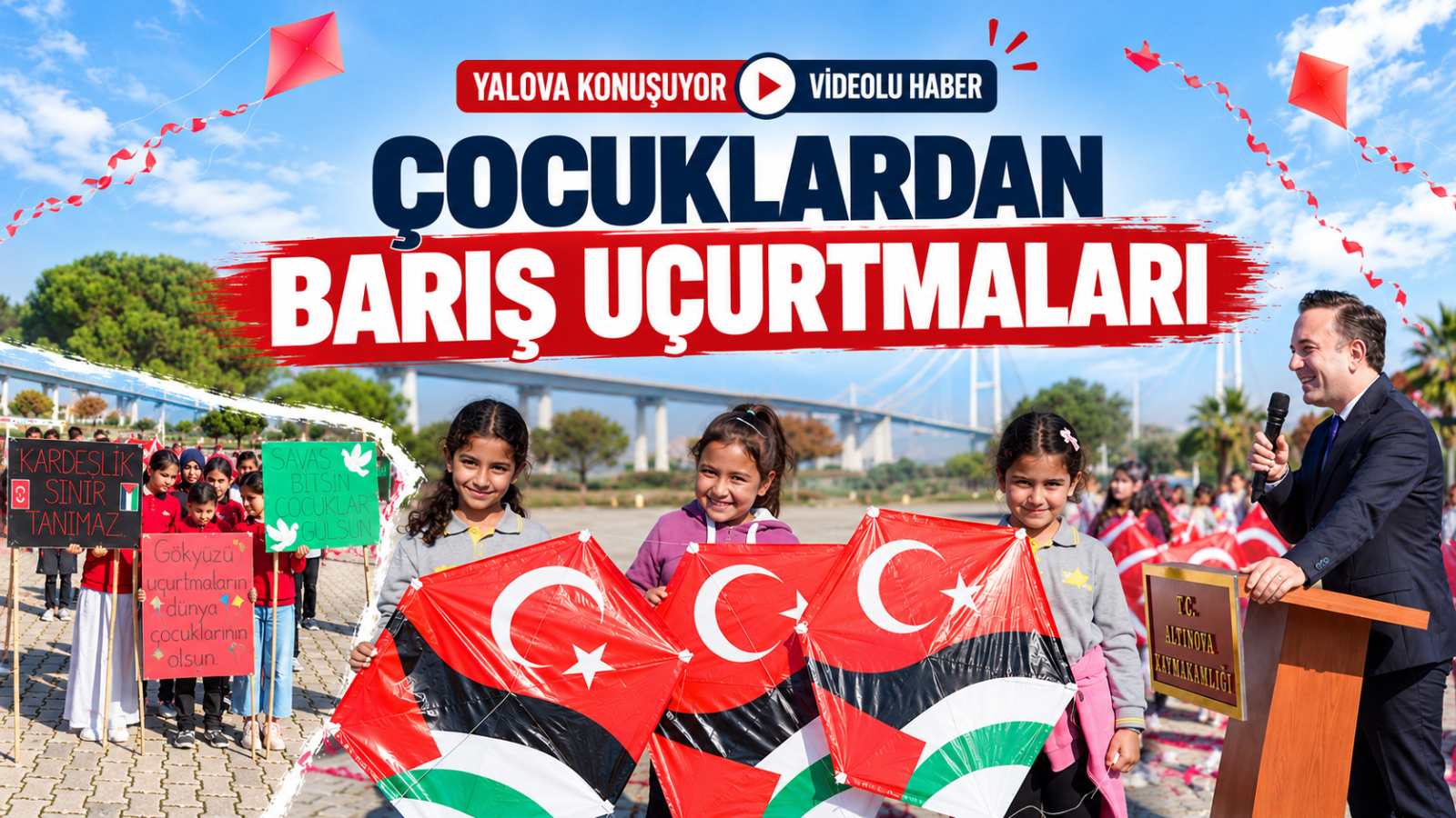 ÇOCUKLARDAN DÜNYAYA BARIŞ MESAJI