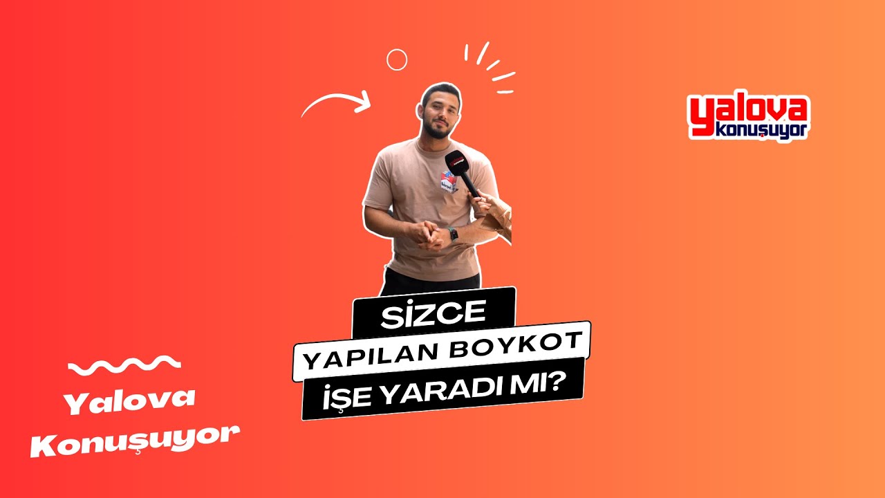 Yalova'da İsrail Boykotu Tartışması: Vatandaşlar 'Çoğu Göstermelik Oldu' Diyor