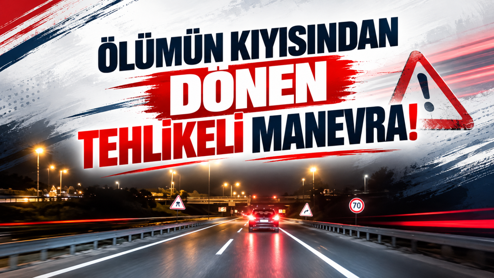ÖLÜMÜN KIYISINDAN DÖNEN TEHLİKELİ MANEVRA!