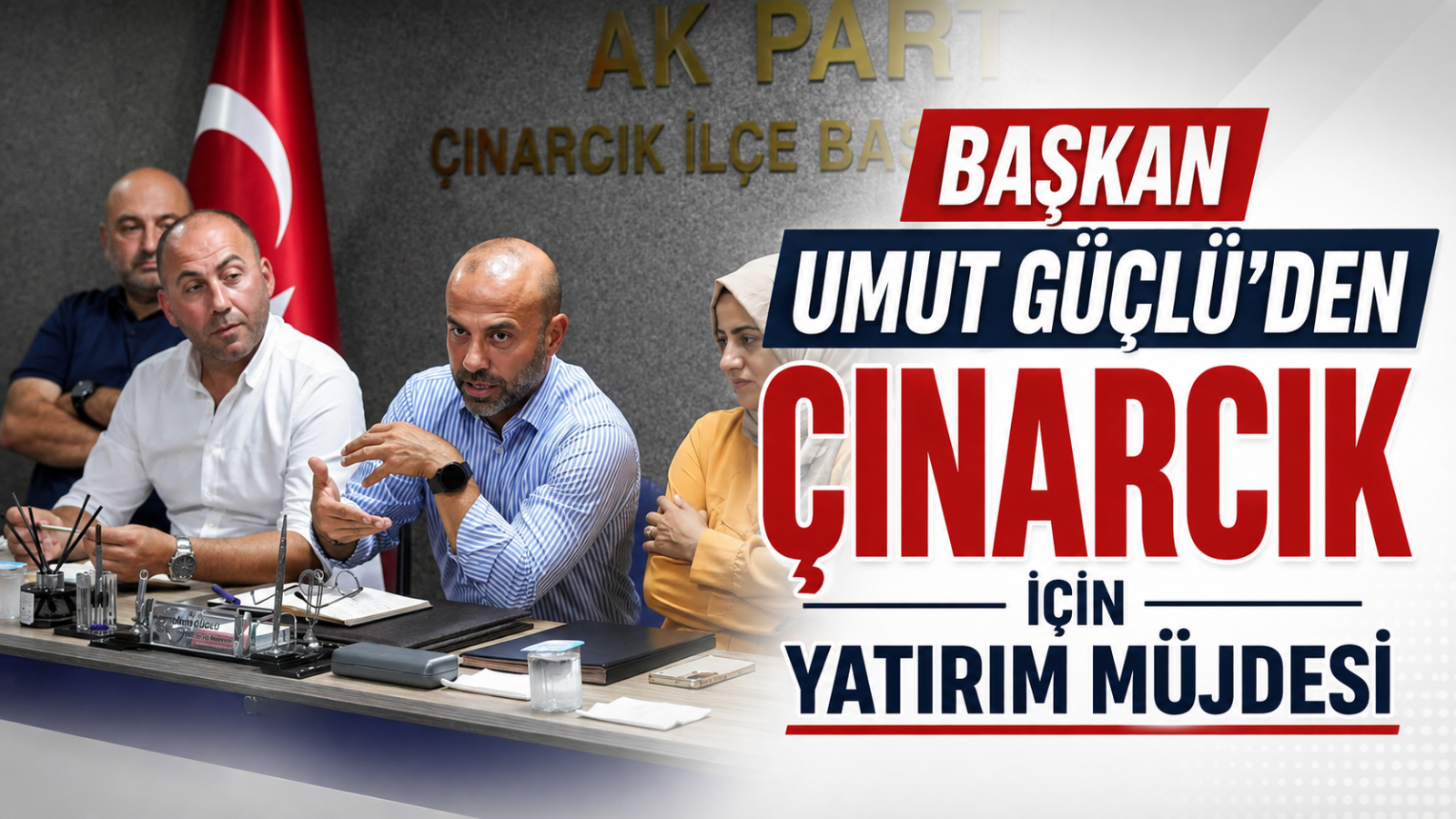 Başkan Umut Güçlü'den Çınarcık İçin Yatırım Müjdesi