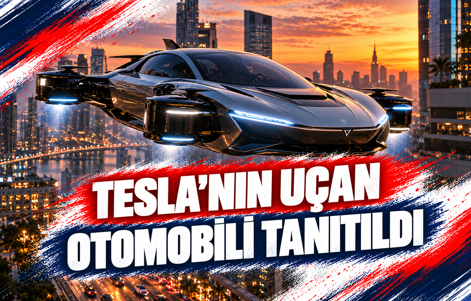 TESLA'NIN UÇAN OTOMOBİLİ TANITILDI