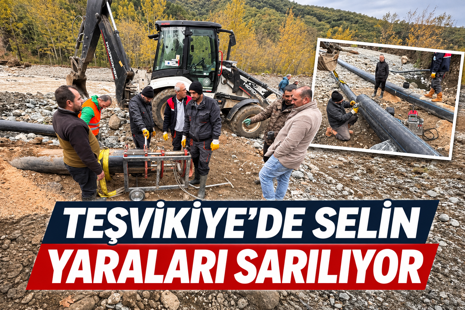 TEŞVİKİYE'DE SELİN YARALARI SARILIYOR