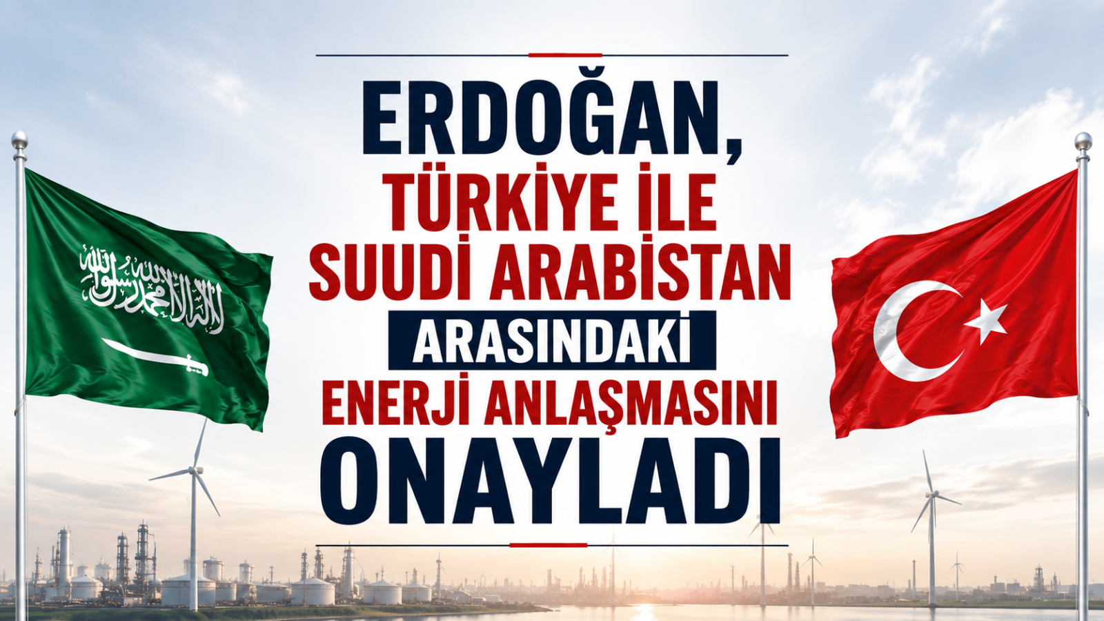 Erdoğan, Türkiye ile Suudi Arabistan arasındaki yenilenebilir enerji anlaşmasını onayladı