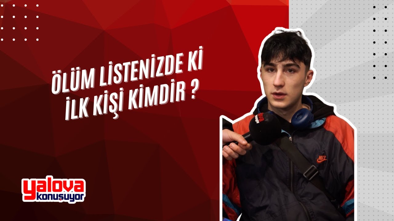 Yalova Sokaklarında İlginç Soruya Verilen Yanıtlar: 