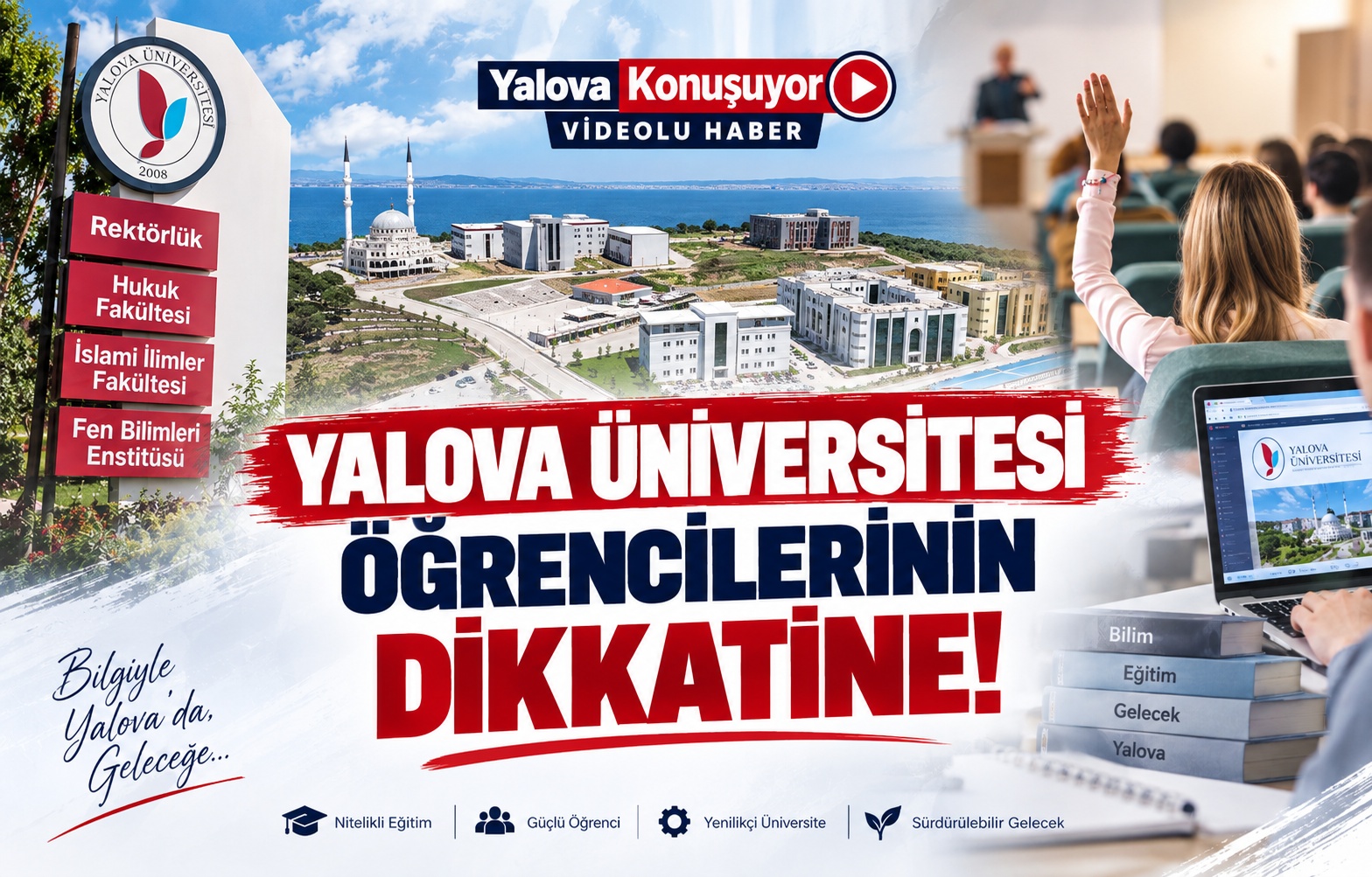 Yalova Üniversitesi öğrencilerinin Dikkatine!