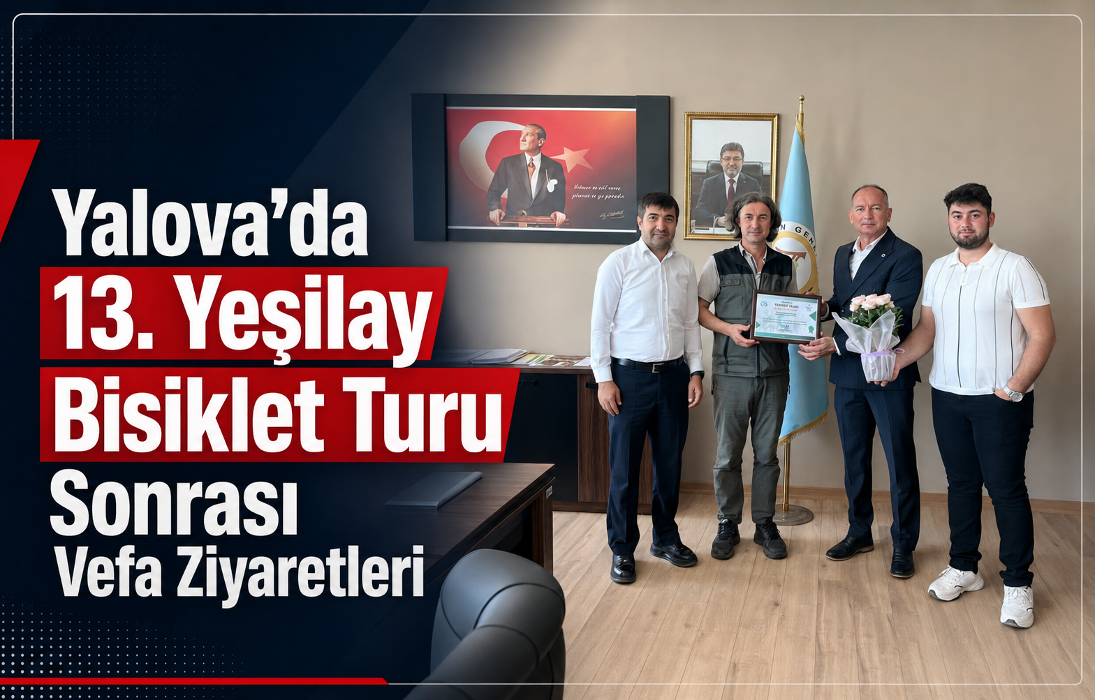 Yalova’da 13. Yeşilay Bisiklet Turu Sonrası Vefa Ziyaretleri - Galeri