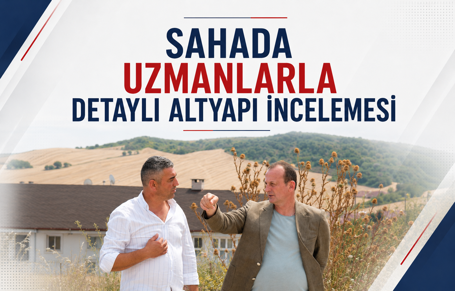 Sahada Uzmanlarla Detaylı Altyapı İncelemesi