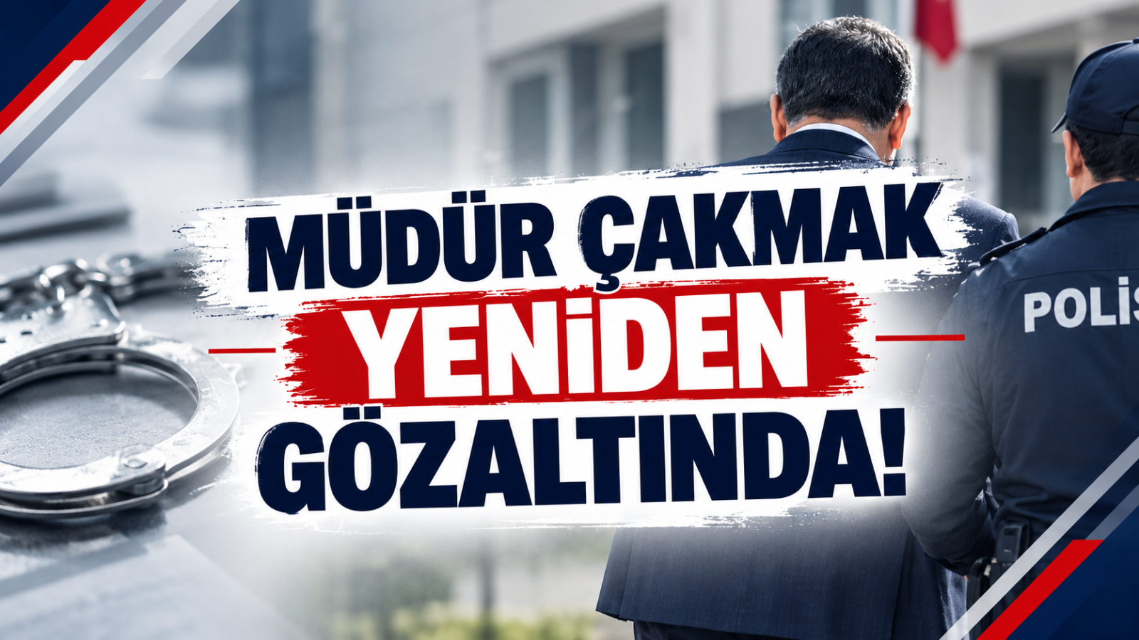 MÜDÜR ÇAKMAK YENİDEN GÖZALTINDA!