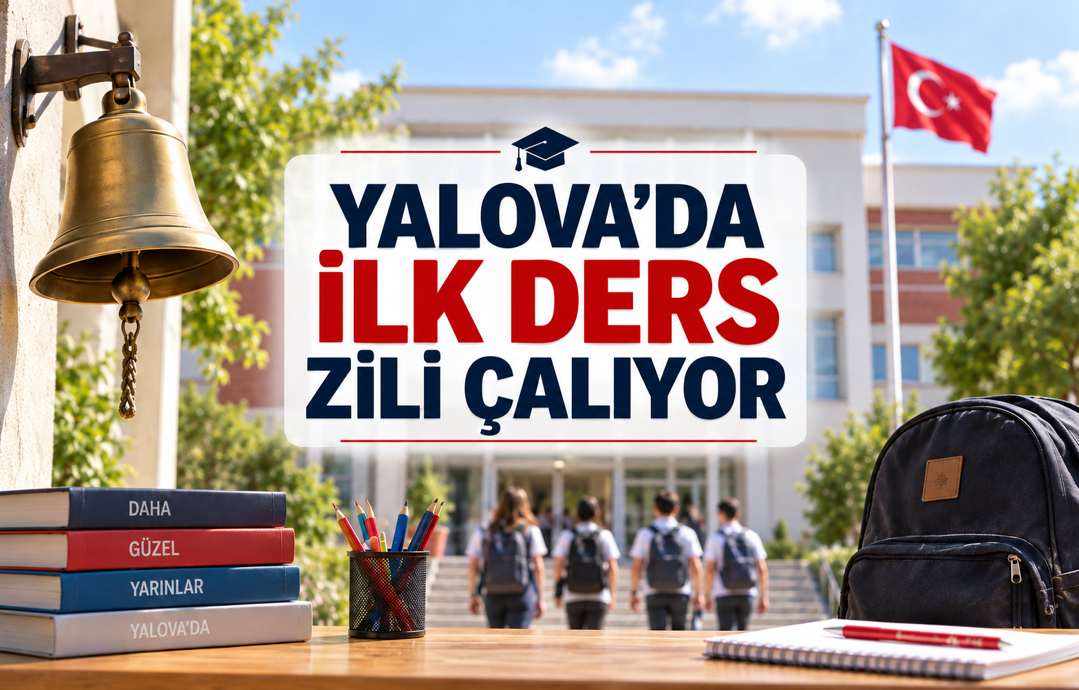 Yalova'da İlk Ders Zili Çalıyor