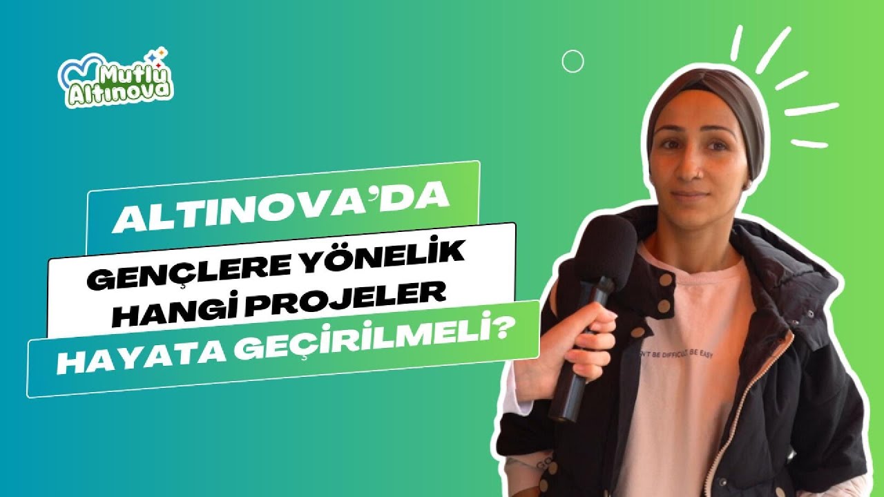 Altınova'da Gençlerin Önceliği Sosyal ve Sportif Alanlar: