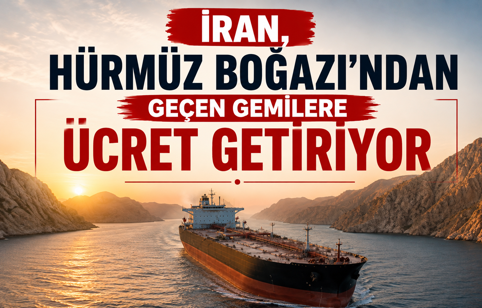 İran, Hürmüz Boğazı'ndan Geçen Gemilere Ücret Getiriyor