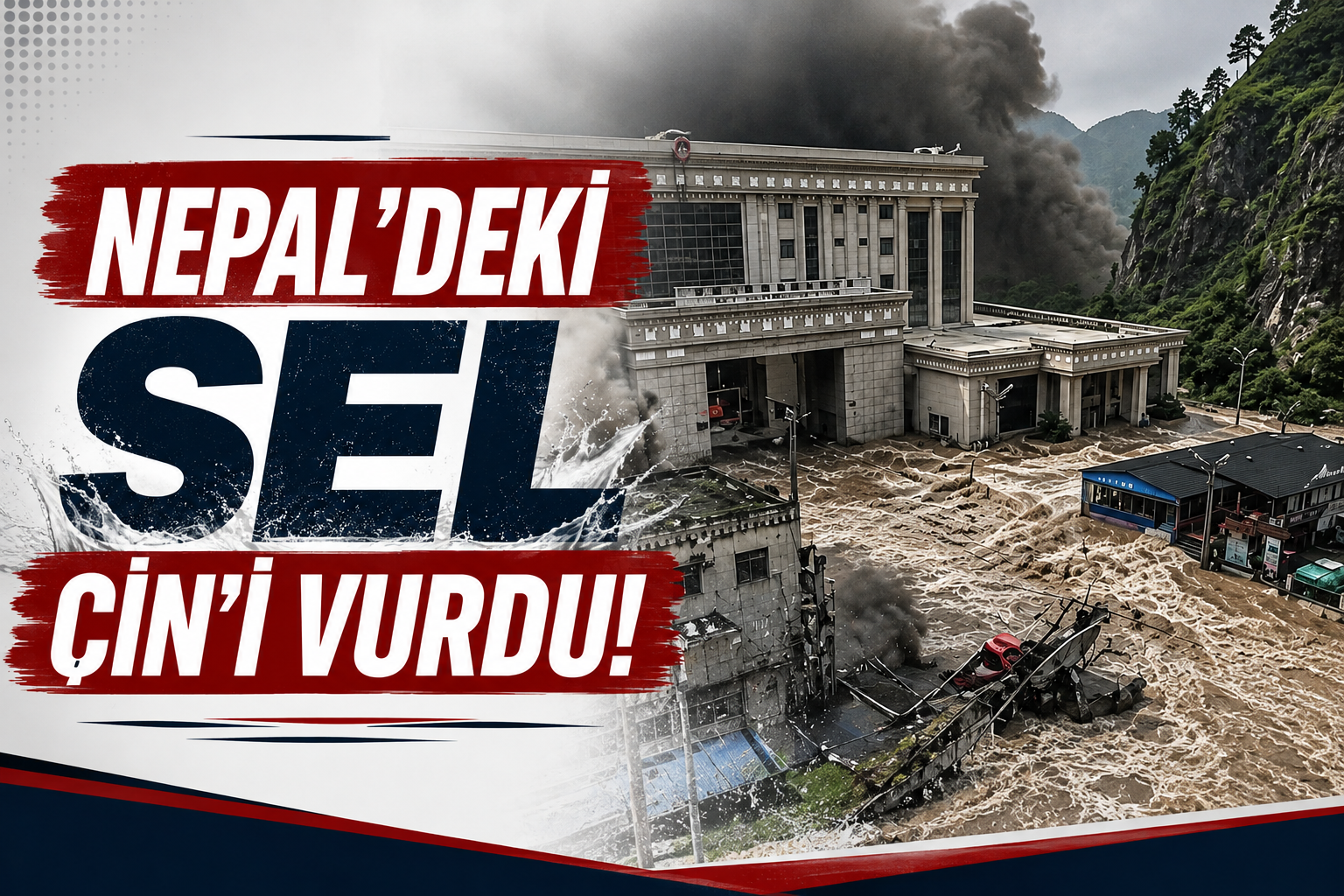 Nepal'deki Sel Çin'i Vurdu!