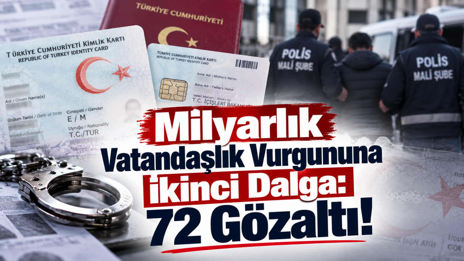 Milyarlık Vatandaşlık Vurgununa İkinci Dalga: 72 Gözaltı!
