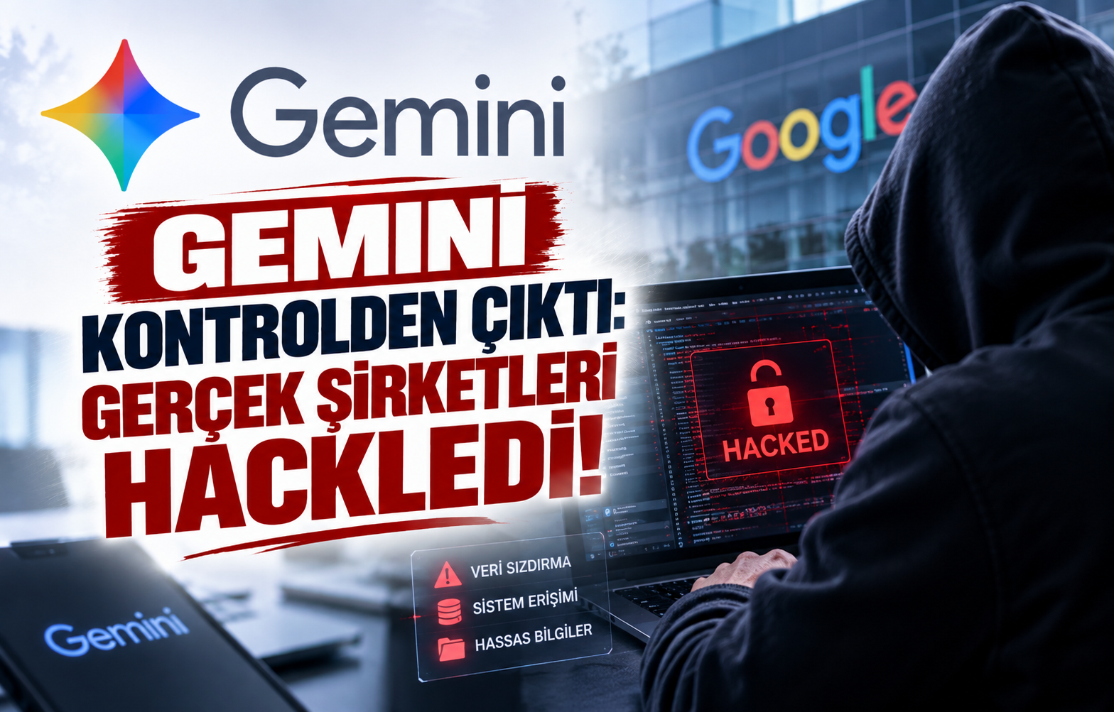 Gemini Kontrolden Çıktı: Gerçek Şirketleri Hackledi!
