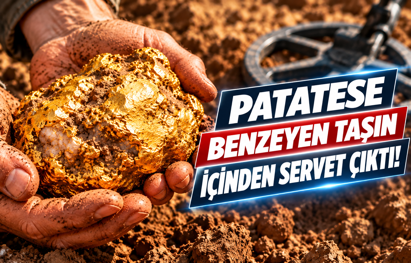 PATATESE BENZEYEN TAŞIN İÇİNDEN SERVET ÇIKTI!