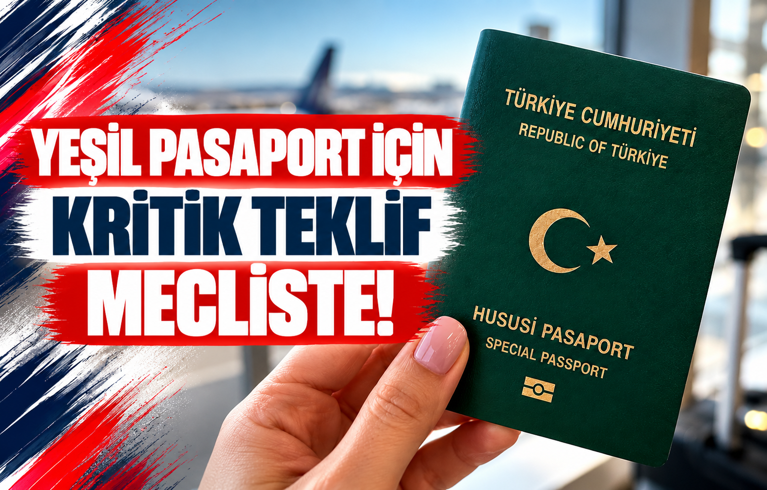 YEŞİL PASAPORT İÇİN KRİTİK TEKLİF MECLİSTE!