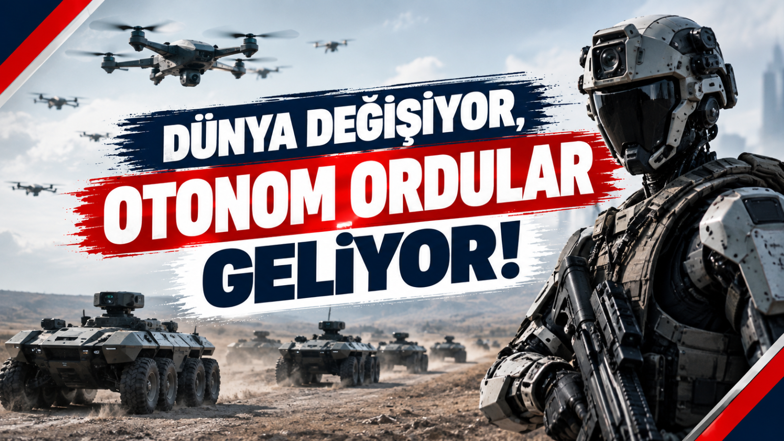 DÜNYA DEĞİŞİYOR, OTONOM ORDULAR GELİYOR!