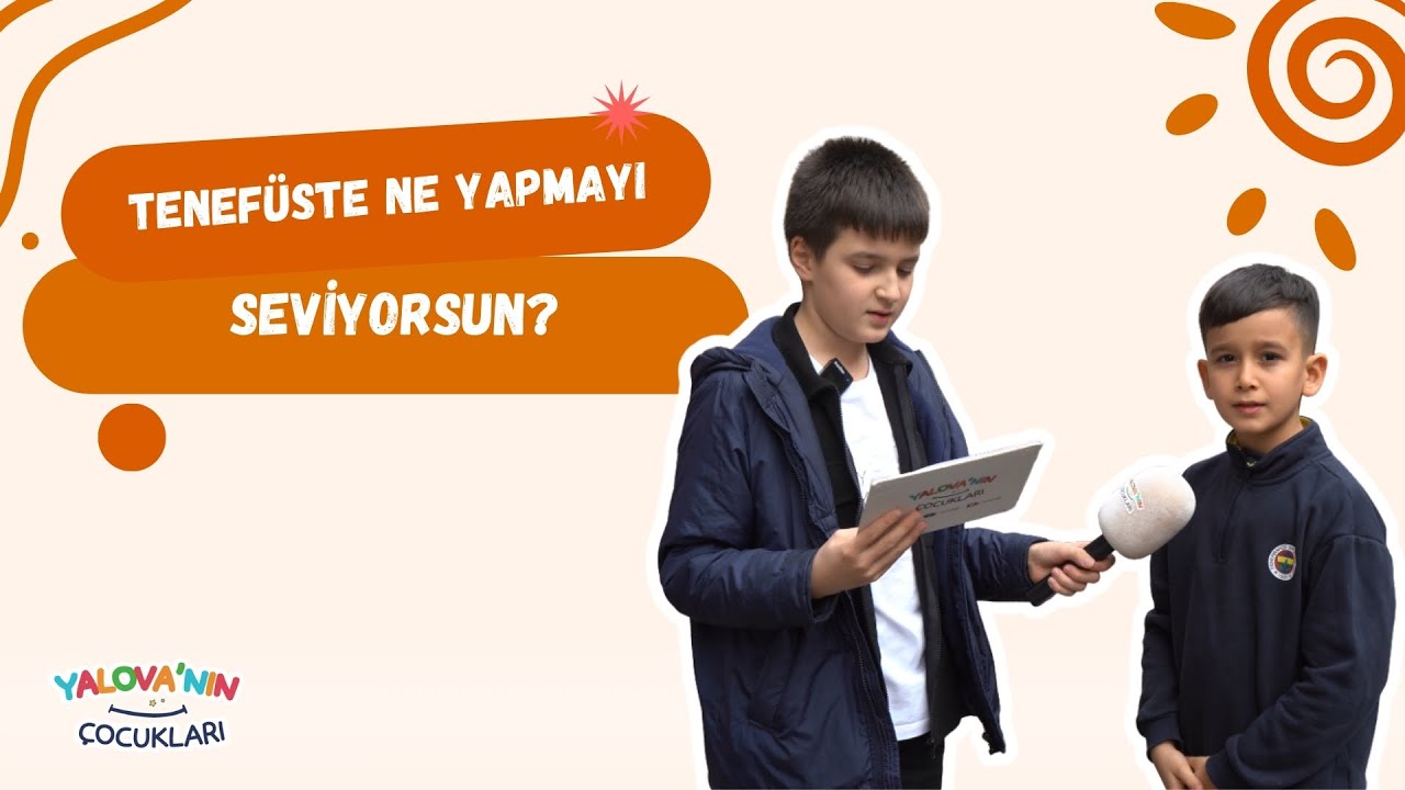 Yalovalı Miniklerin Teneffüs Tercihi Belli Oldu: 