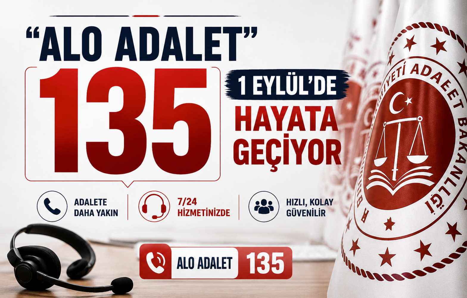 “Alo Adalet 135” 1 Eylül’de Devreye Giriyor: Yıllarca Süren Dava ve Soruşturmalar İçin Yeni Dönem Nasıl İşleyecek?