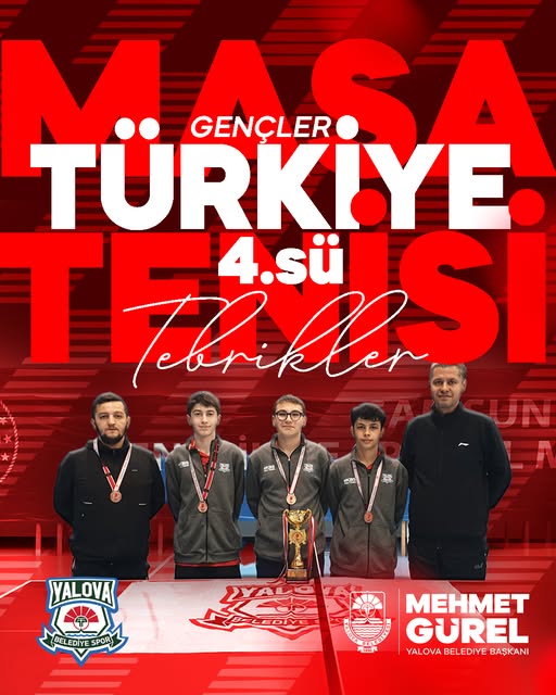 Yalova Belediyespor’dan Türkiye 4.’lüğü