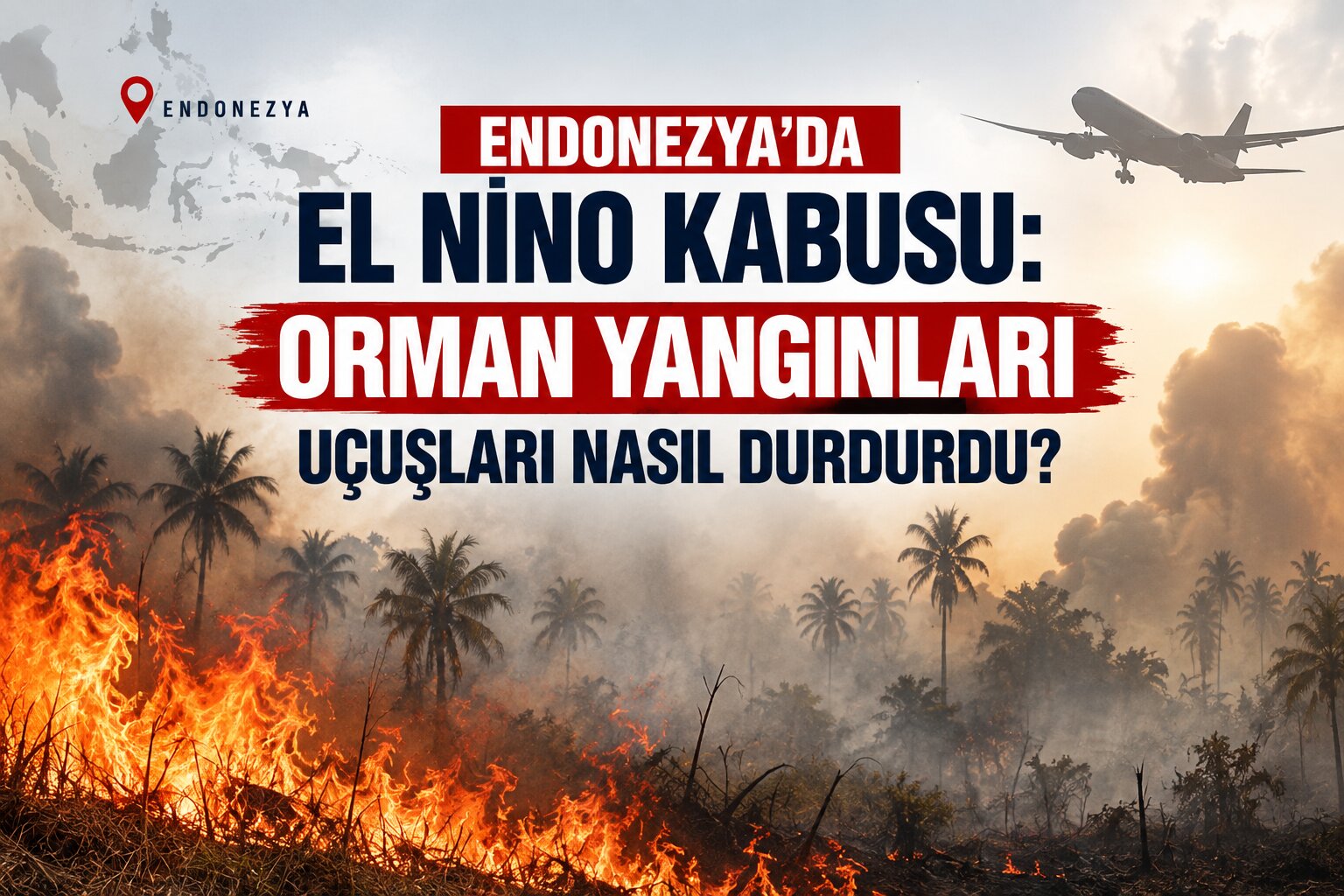 Endonezya'da El Nino Kabusu: Orman Yangınları Uçuşları Nasıl Durdurdu?