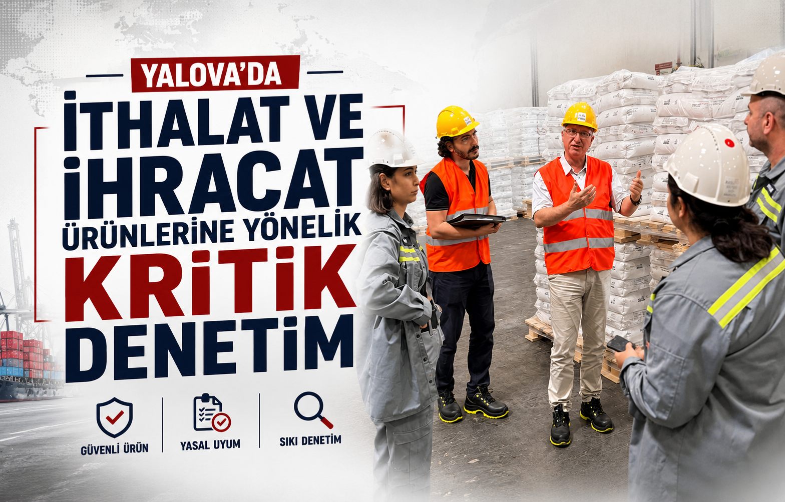 Yalova’da İthalat ve İhracat Ürünlerine Yönelik Kritik Denetim Operasyonu Başladı!