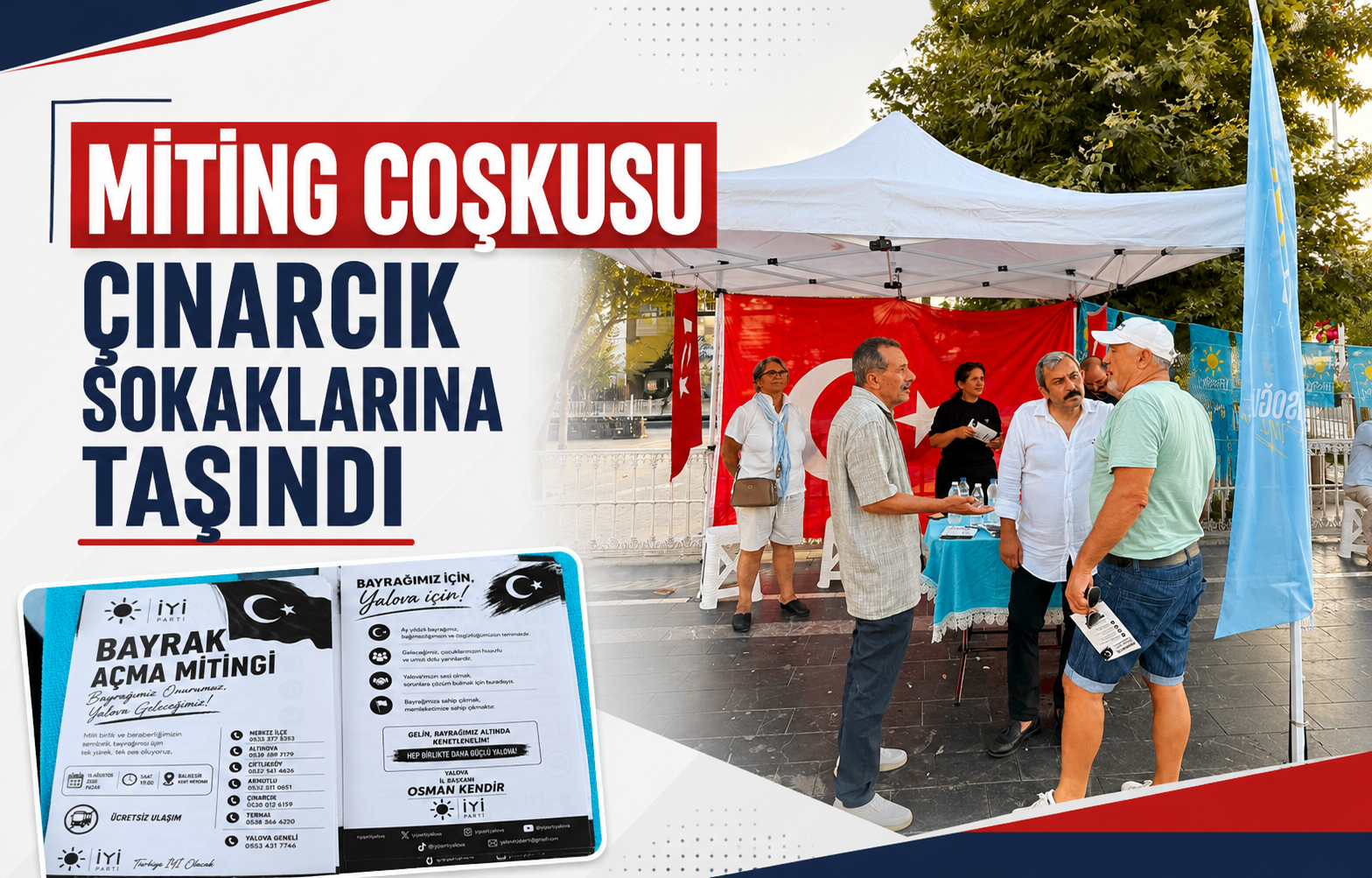 İYİ Parti Yalova Teşkilatından Çınarcık Çıkarması: 16 Ağustos Balıkesir Mitingi Öncesi Sahada Neler Yaşandı?