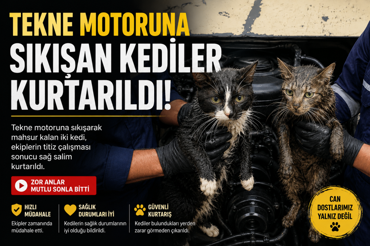 Çınarcık’ta Mucize Kurtuluş: Tekne Motoruna Sıkışan Yavrular İçin Seferberlik İlan Edildi! - Galeri