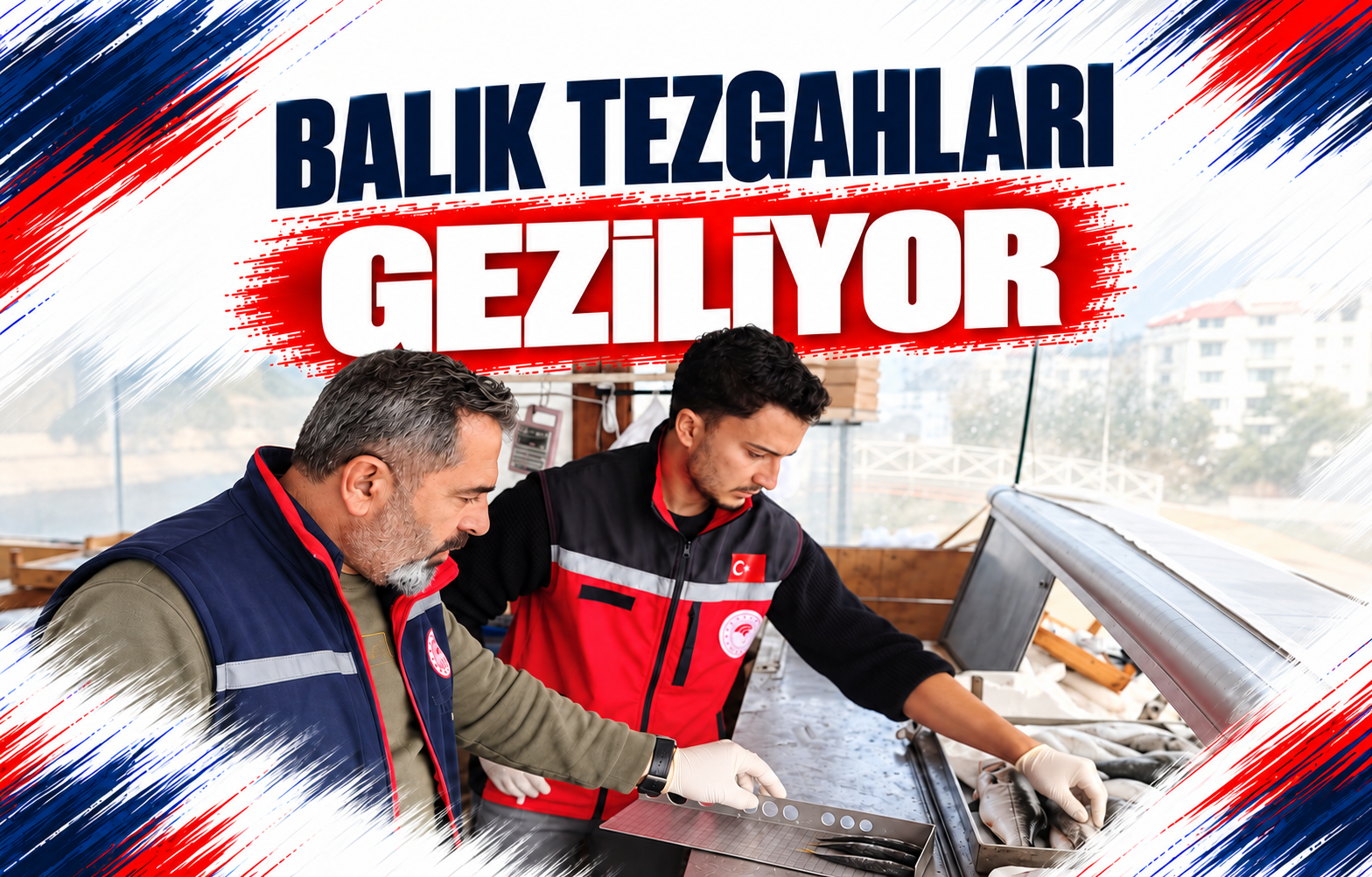 BALIK TEZGAHLARI GEZİLİYOR