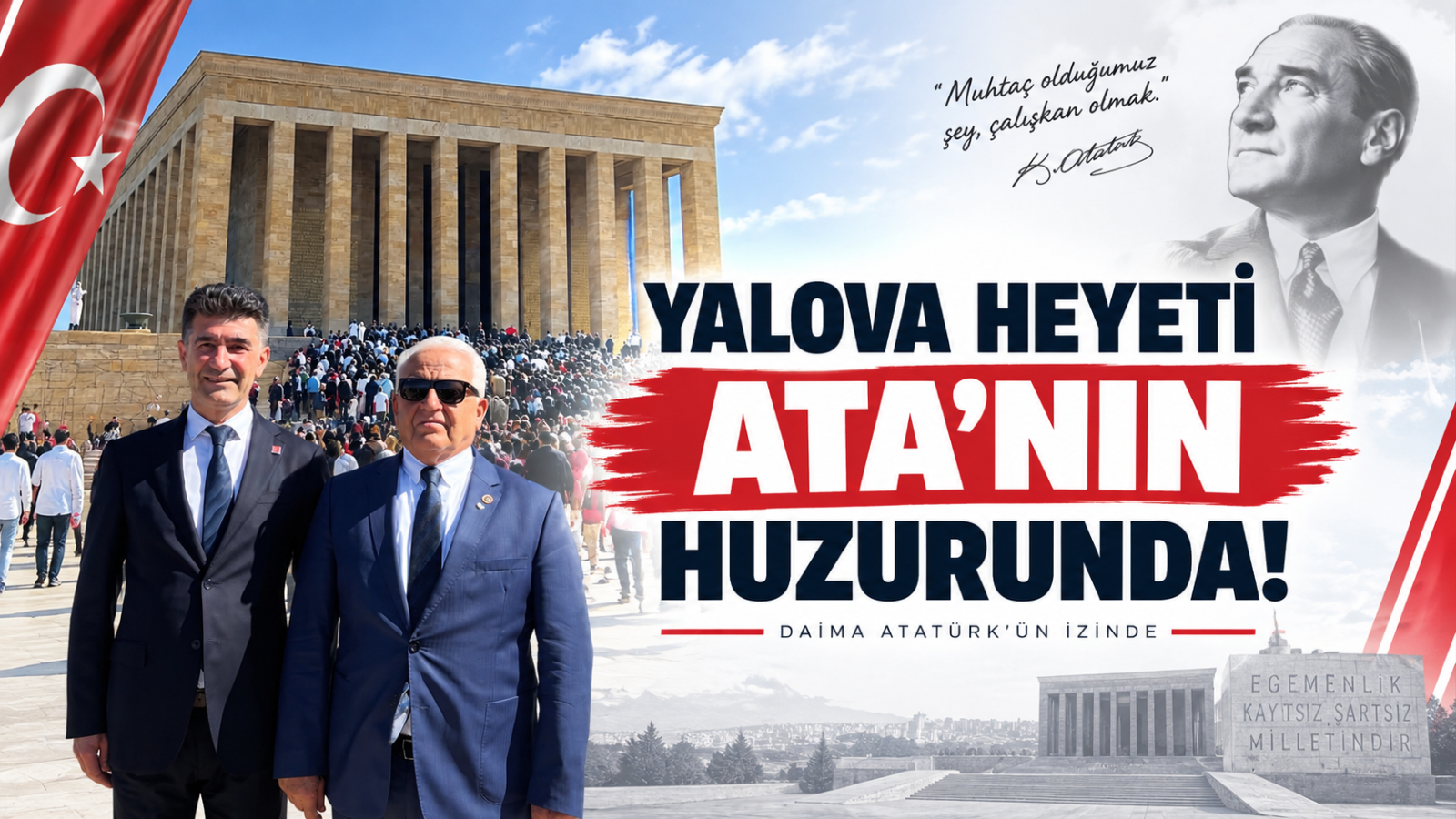 Yalova Heyeti Ata'nın Huzurunda!