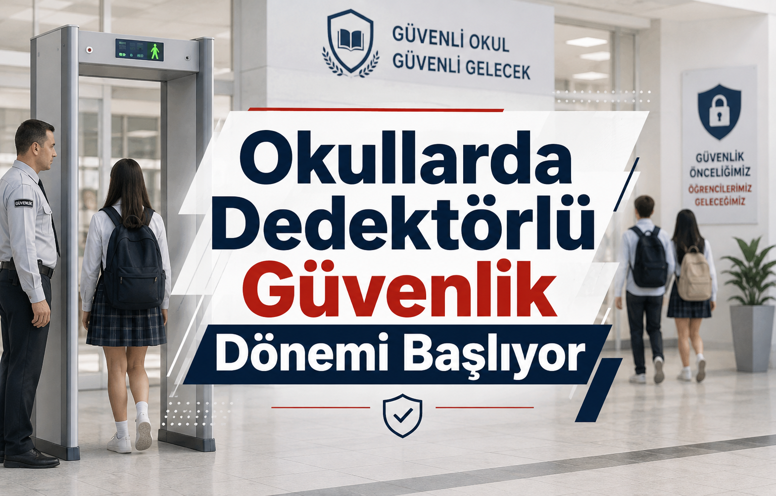 Okullarda Dedektörlü Güvenlik Dönemi Başlıyor