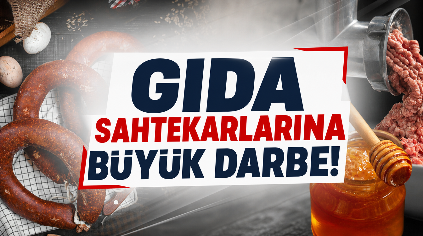 Gıda Sahtekarlarına Büyük Darbe!