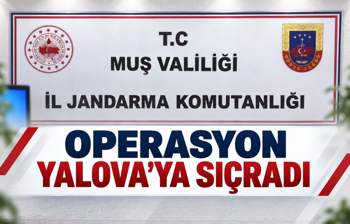 Operasyon Yalova’ya Sıçradı