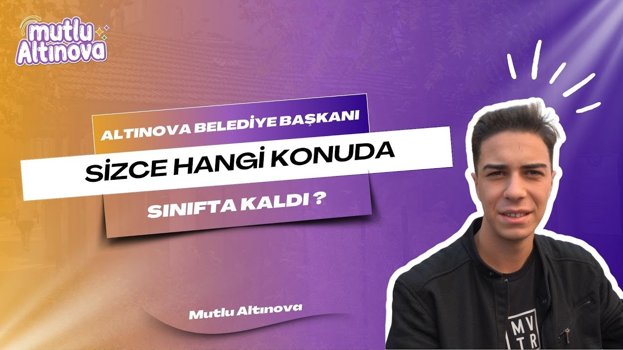 Altınova'da Vatandaşlar Belediyenin Eksik Kaldığı Alanları Değerlendirdi