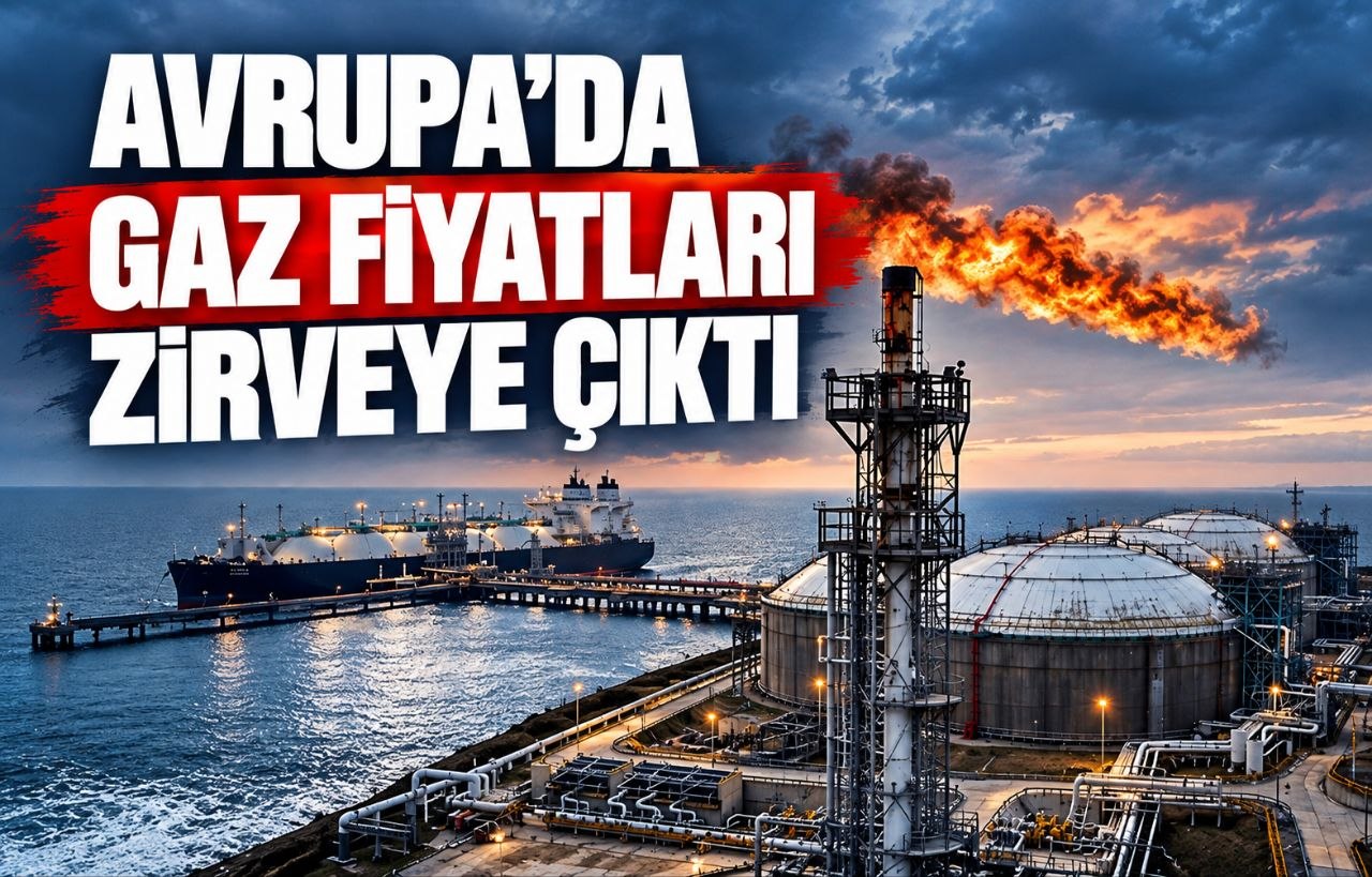 AVRUPA’DA GAZ FİYATLARI ZİRVEYE ÇIKTI
