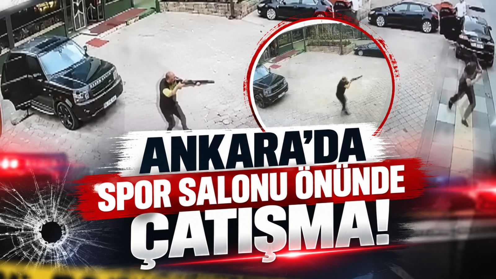 Ankara'da Spor Salonu Önünde Kanlı Çatışma!