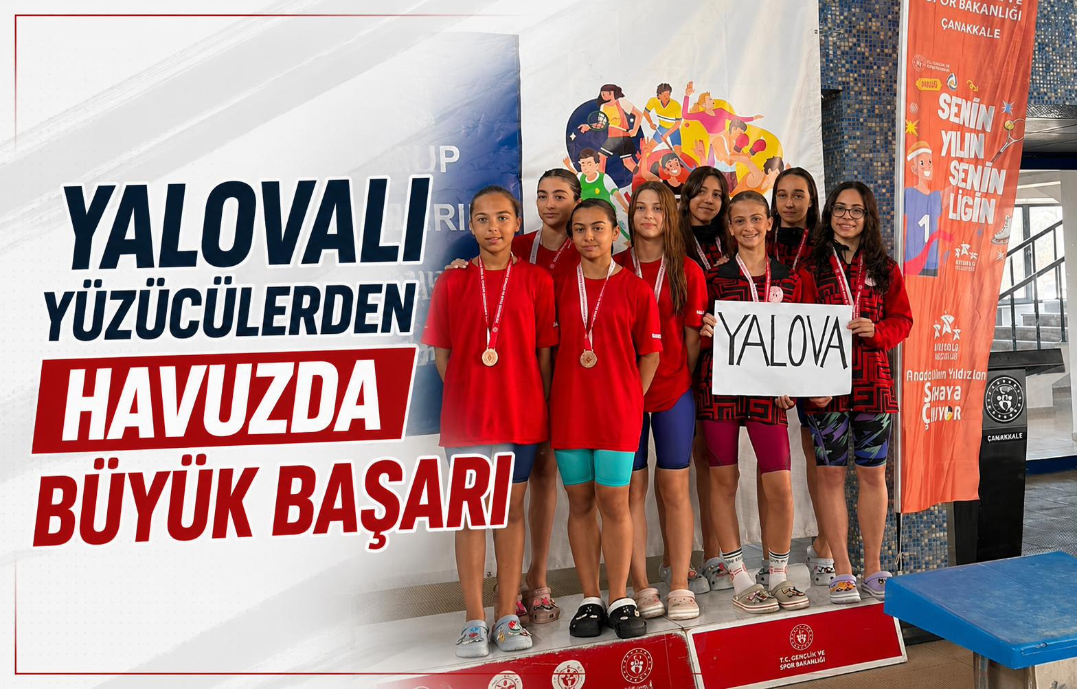 Yalovalı Yüzücülerden Havuzda Büyük Başarı