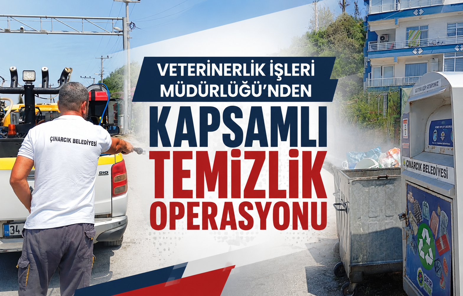 Veterinerlik İşleri Müdürlüğü'nden Kapsamlı Temizlik Operasyonu
