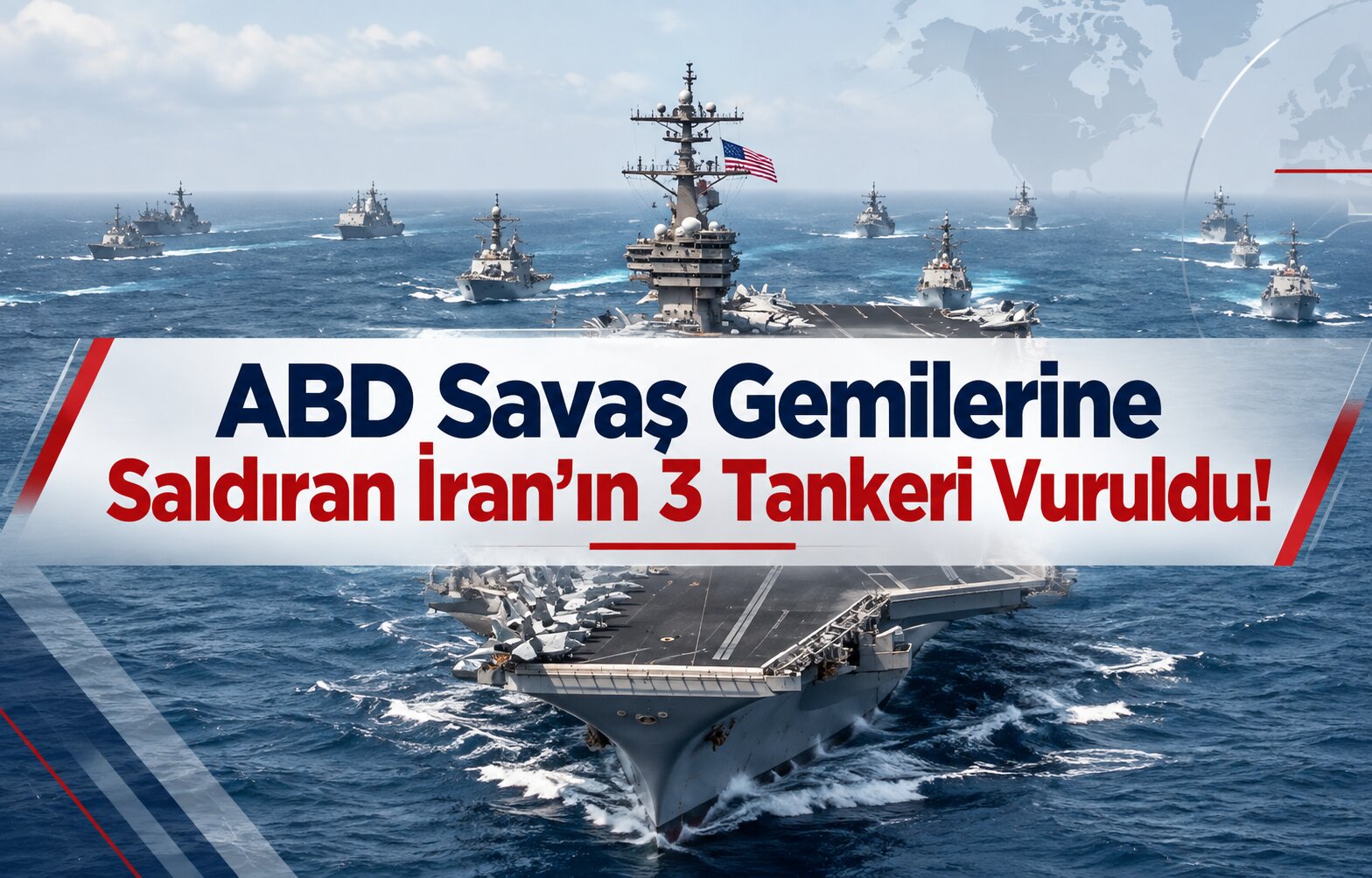 Orta Doğu'da Gerilim Tırmandı: ABD Savaş Gemilerine Saldıran İran’ın 3 Tankeri Vuruldu!