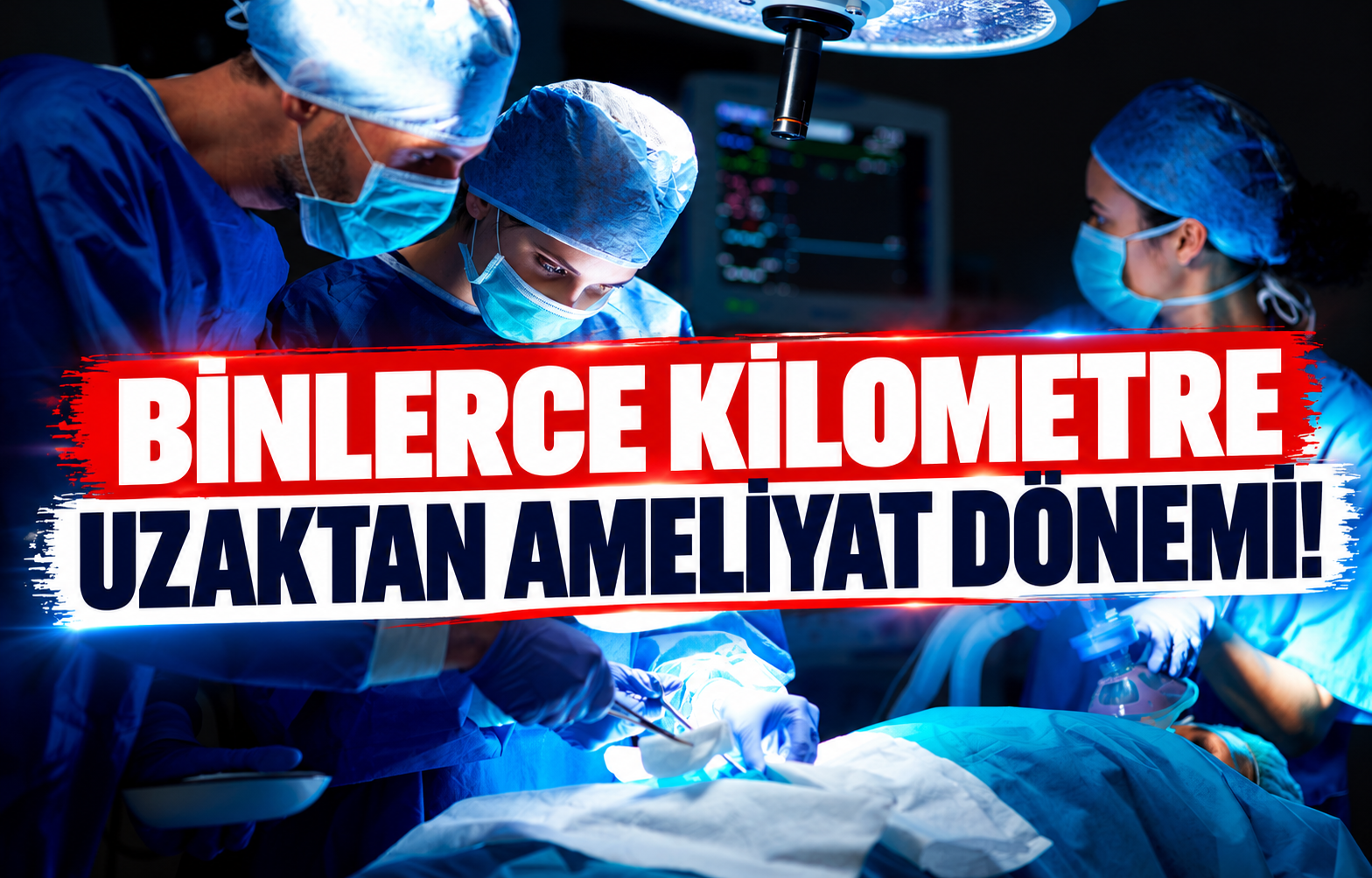 BİNLERCE KİLOMETRE UZAKTAN AMELİYAT DÖNEMİ!