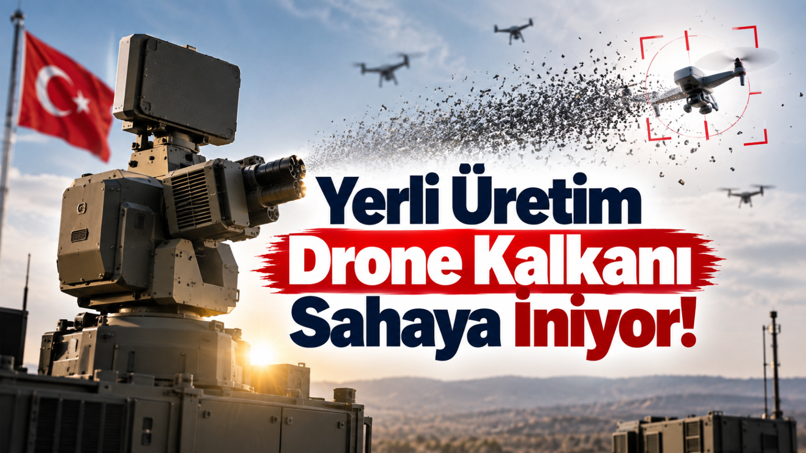 Yerli Üretim Drone Kalkanı Sahaya İniyor!