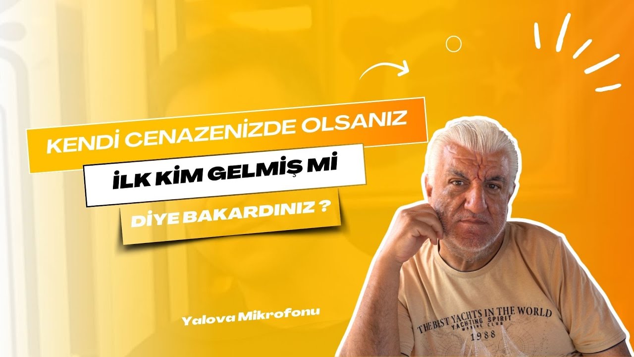 Yalova Sokaklarında Duygusal Yankı: 'Cenazemde İlk Onları Arardım'