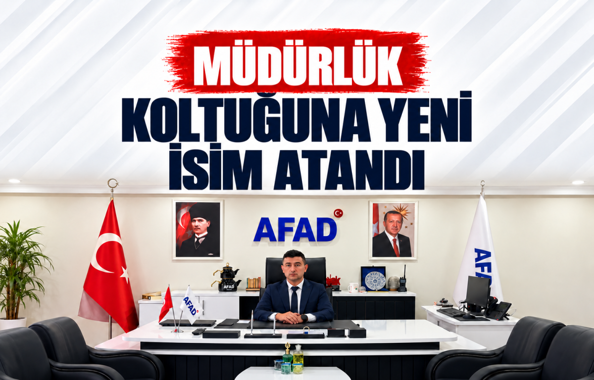 MÜDÜRLÜK KOLTUĞUNA YENİ İSİM ATANDI
