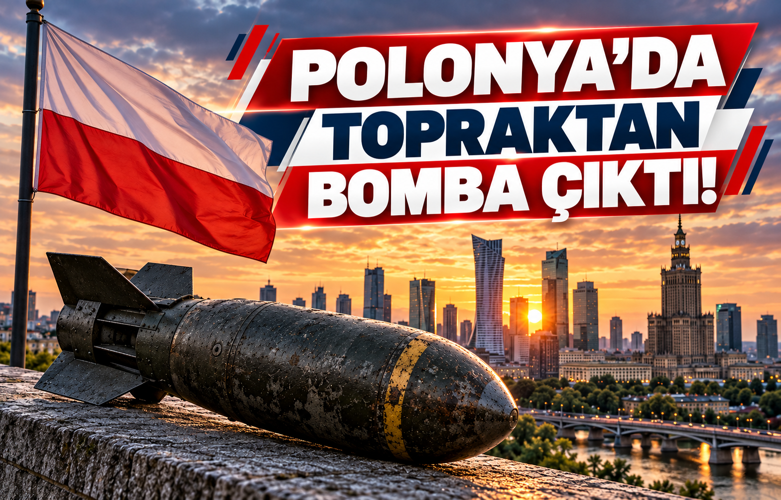 POLONYA'DA TOPRAKTAN BOMBA ÇIKTI!