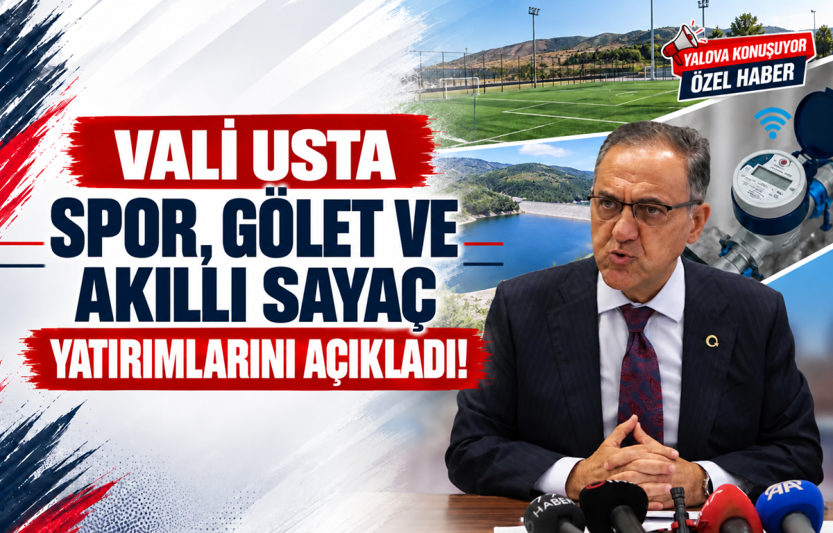 Vali Usta Spor, Gölet ve Akıllı Sayaç Yatırımlarını Açıkladı!
