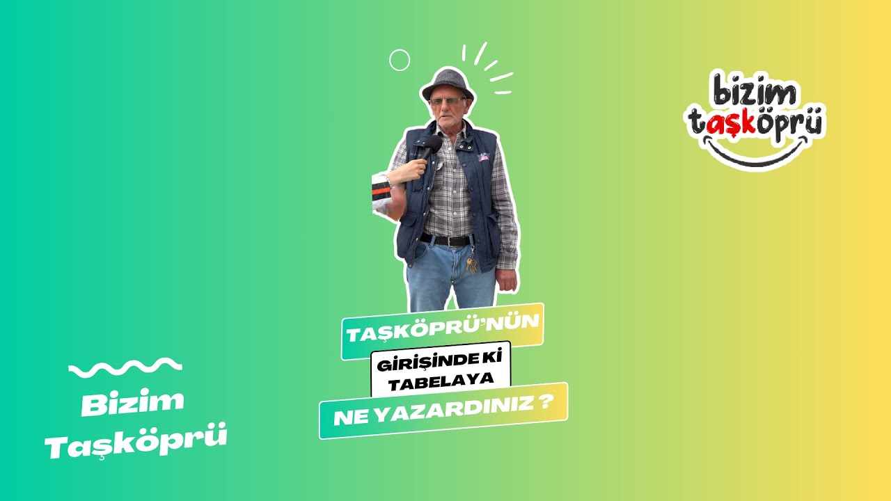 Taşköprü sakinlerinden tabela mesajı: